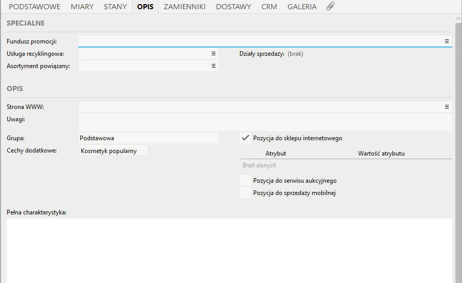 Dodawanie asortymentu 5