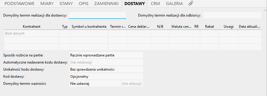 Dodawanie asortymentu 7